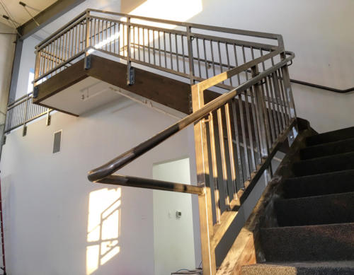 bend-steel-supply-fabrication-finished-handrail-installation